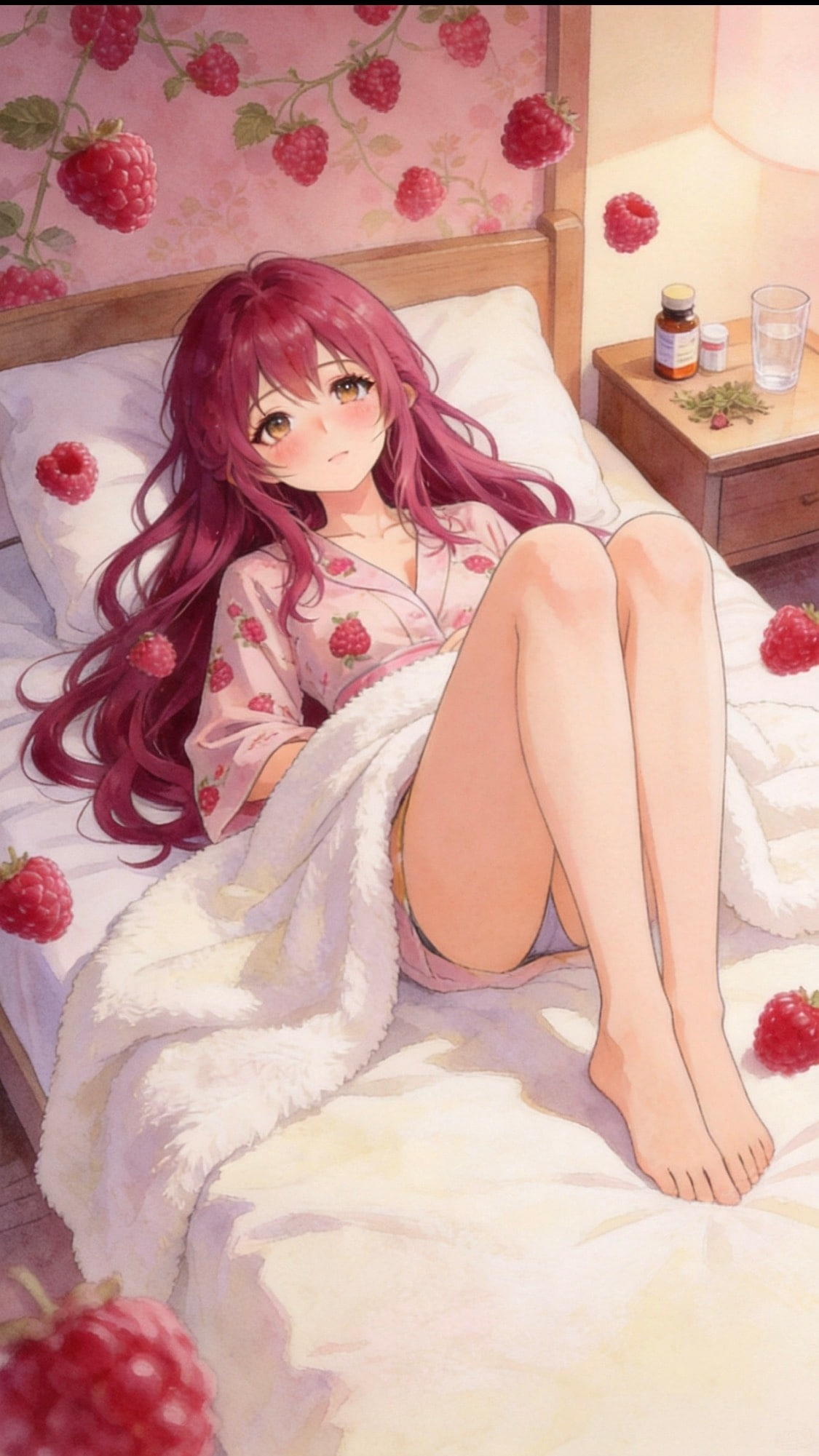 「んもぅ…見たなー💦」ラズベリーちゃん✨