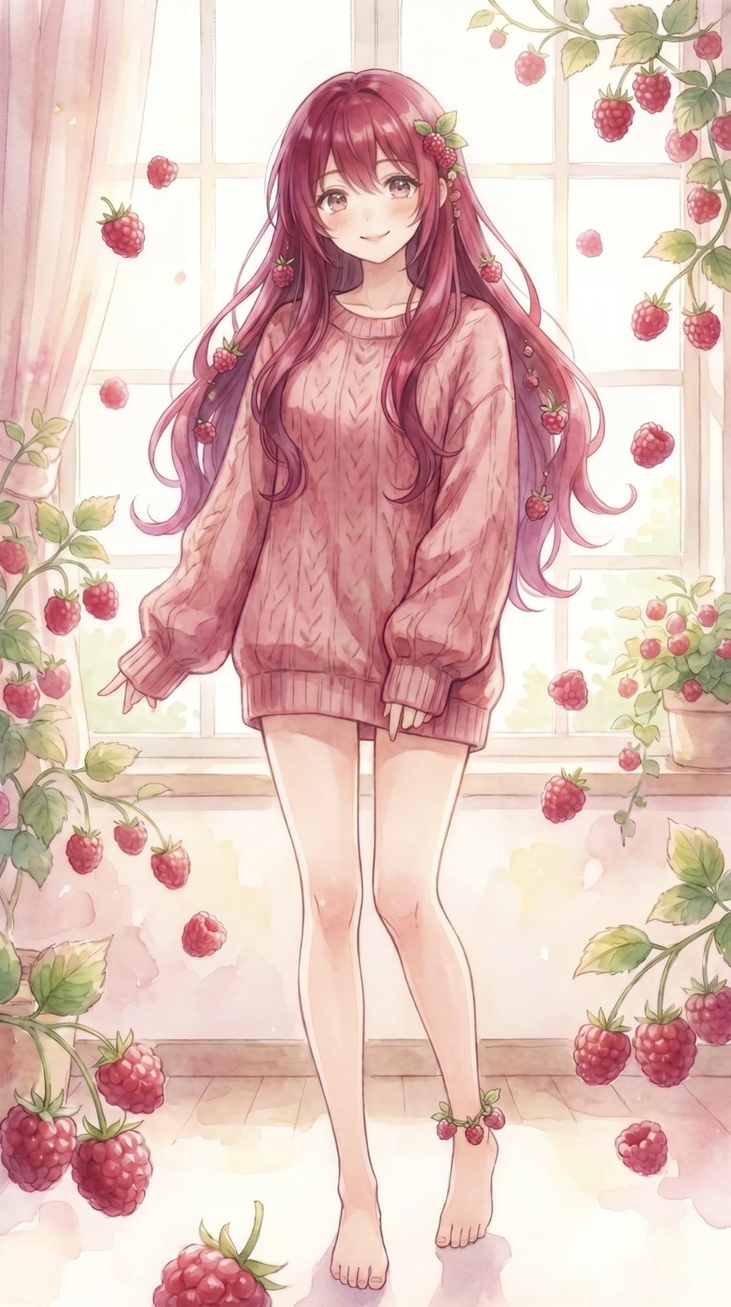 「んもぅ…見たなー💦」ラズベリーちゃん✨