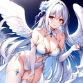 純白衣装の天使 2枚目