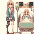 義足の女子校生 3枚目
