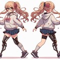義足の女子校生 4枚目
