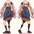 義足の女子校生 7枚目
