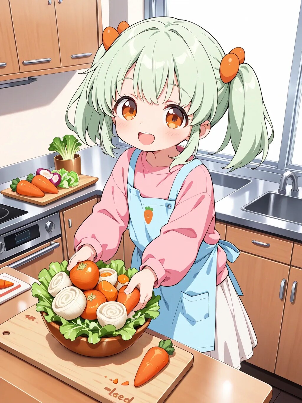 りおちゃんの料理教室？