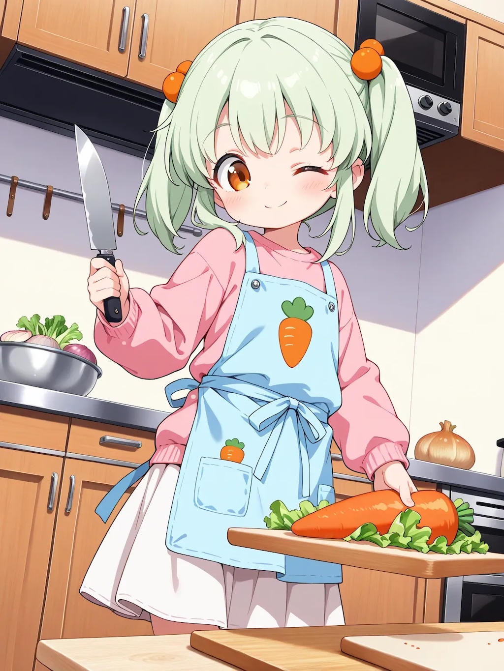 りおちゃんの料理教室？