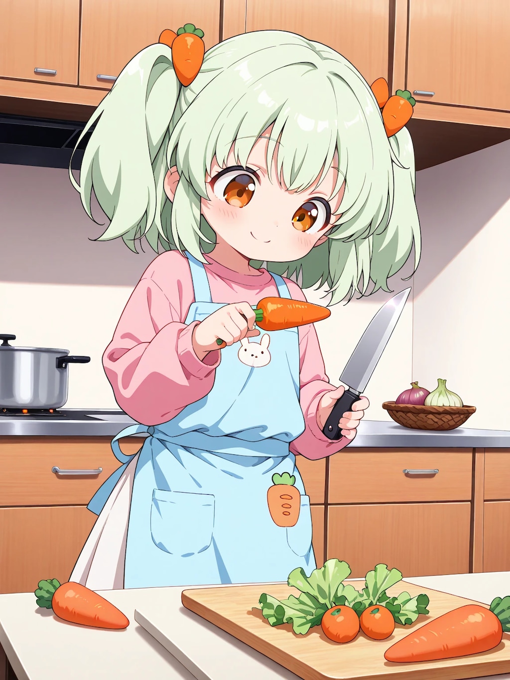 りおちゃんの料理教室？