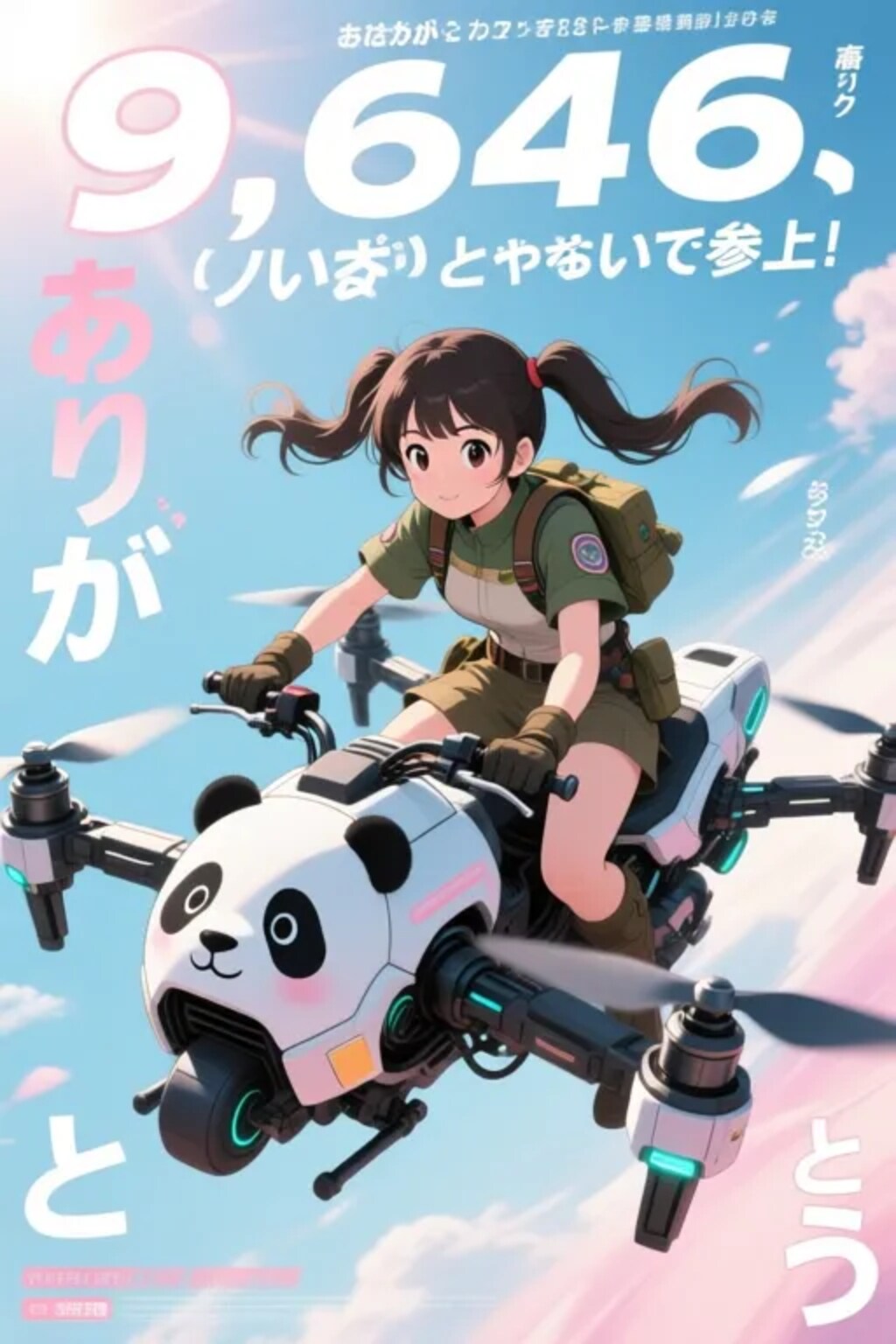 ９，６４６　パンダが　”　いいね　”　と呼ばれて　参上　感謝！