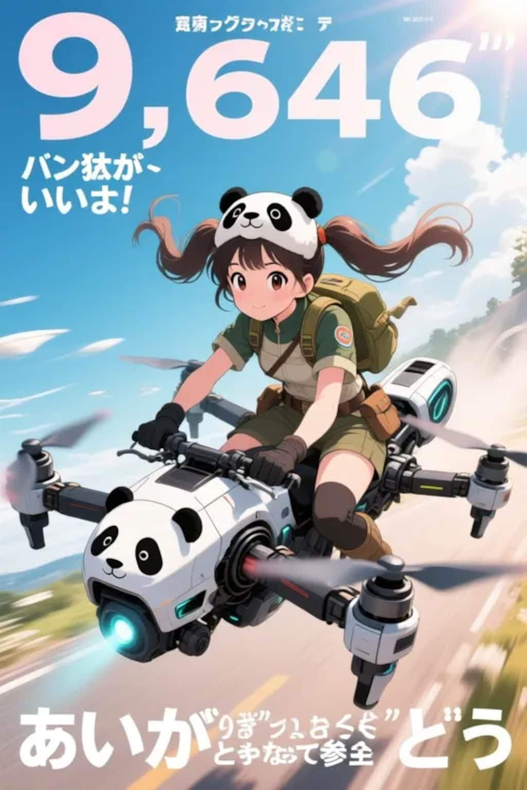 ９，６４６　パンダが　”　いいね　”　と呼ばれて　参上　感謝！