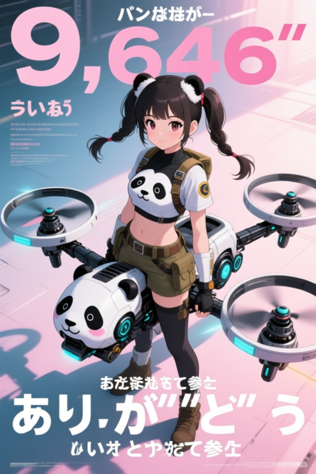 ９，６４６　パンダが　”　いいね　”　と呼ばれて　参上　感謝！