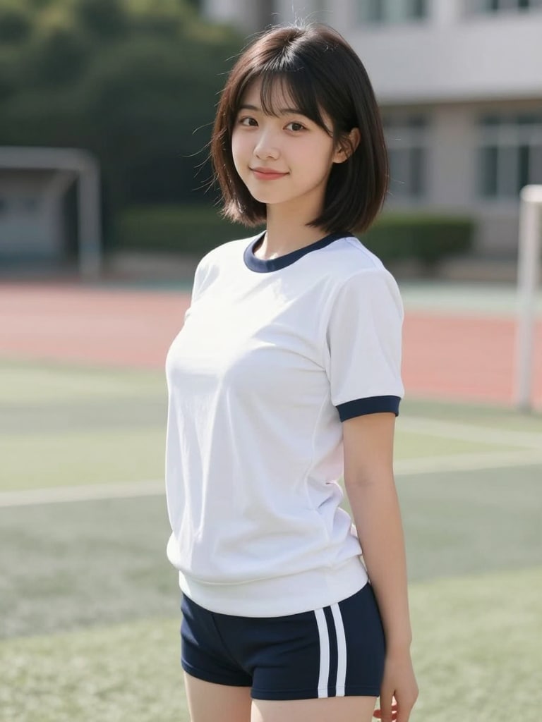 体操着の女の子3