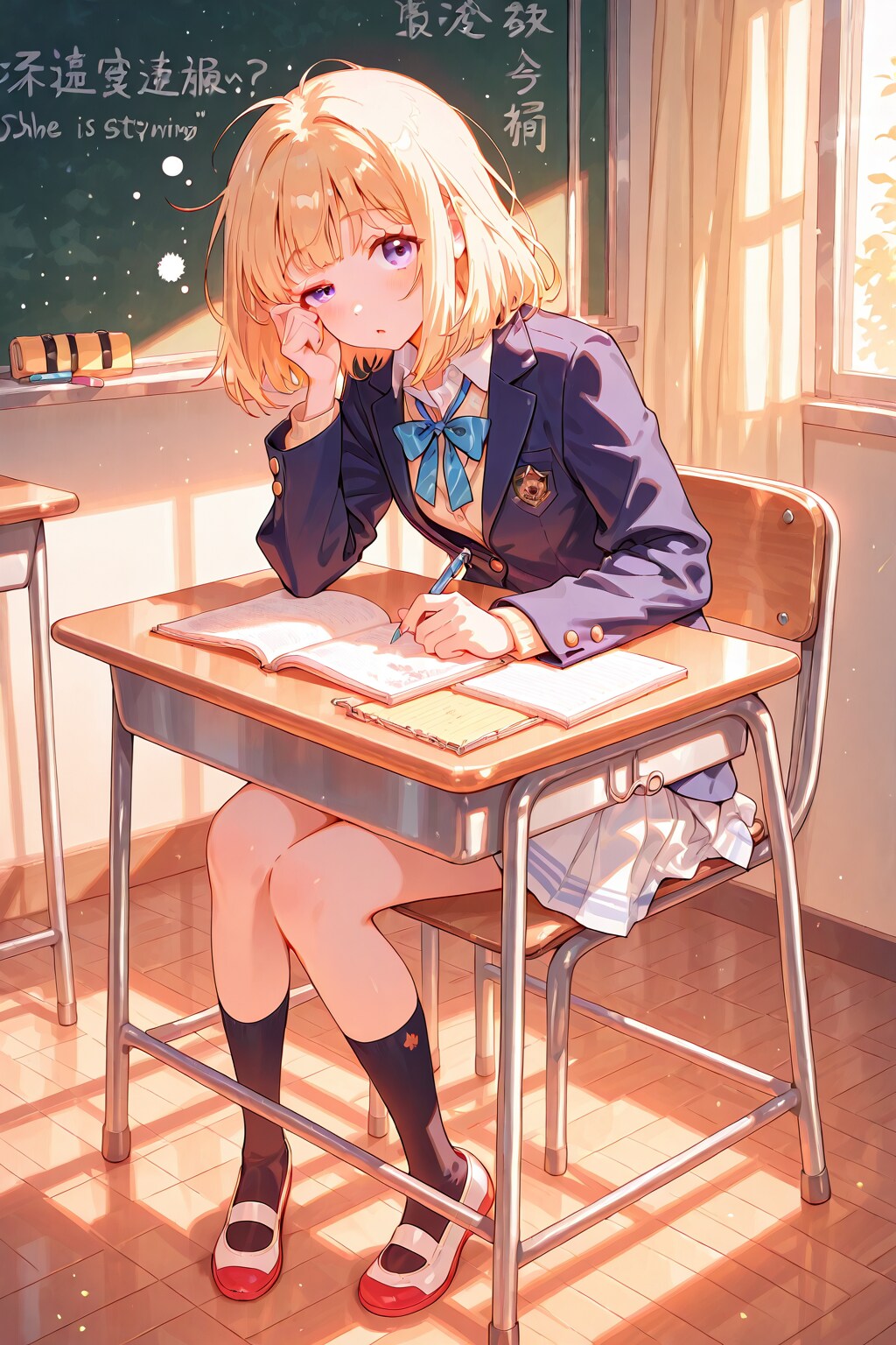 居残りさせられてます。 | の人気AIイラスト・グラビア