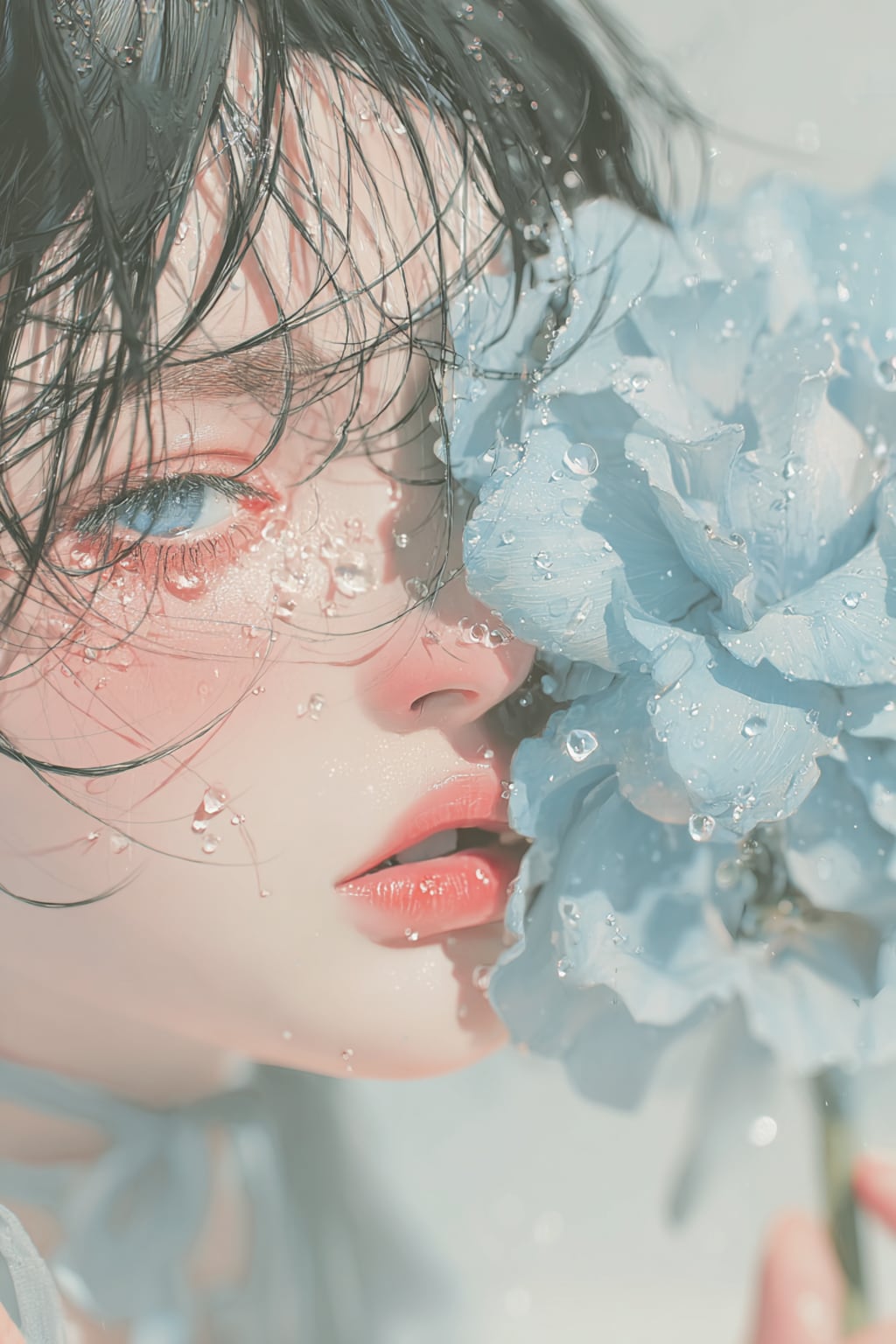 泣きそうな…視線