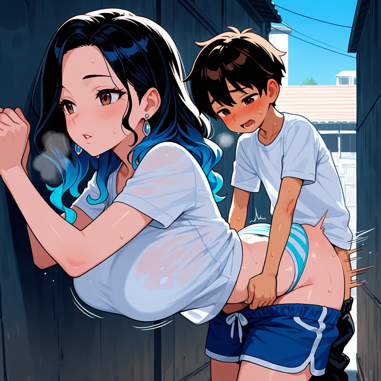 少〇とお姉さんの路地裏 #18-006