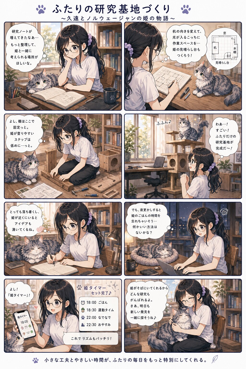 Cat Manga / 猫漫画 #patreon #猫漫画 #ちびキャラ #可愛い #猫好き #AI漫画 #猫あるある #manga #comic #cat #catcomic #catmanga | の人気AIイラスト・グラビア
