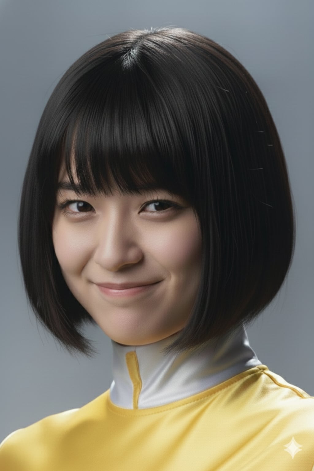 戦隊ヒロインのような女の子（表情練習）