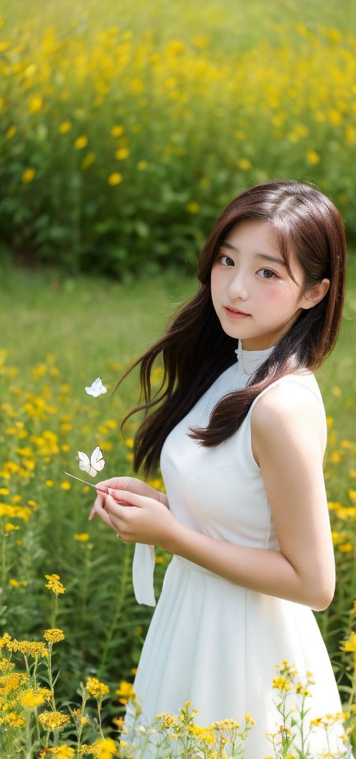 白いドレスのお姉さん