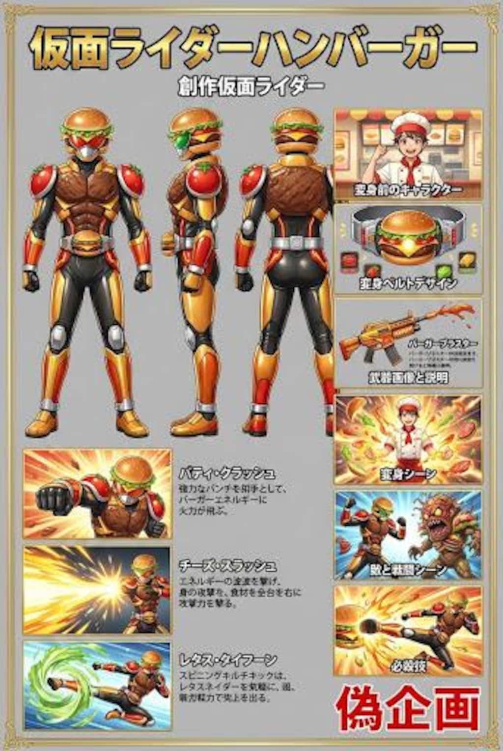 仮面ライダーハンバーガー