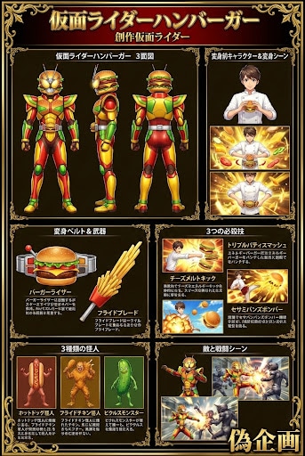 仮面ライダーハンバーガー