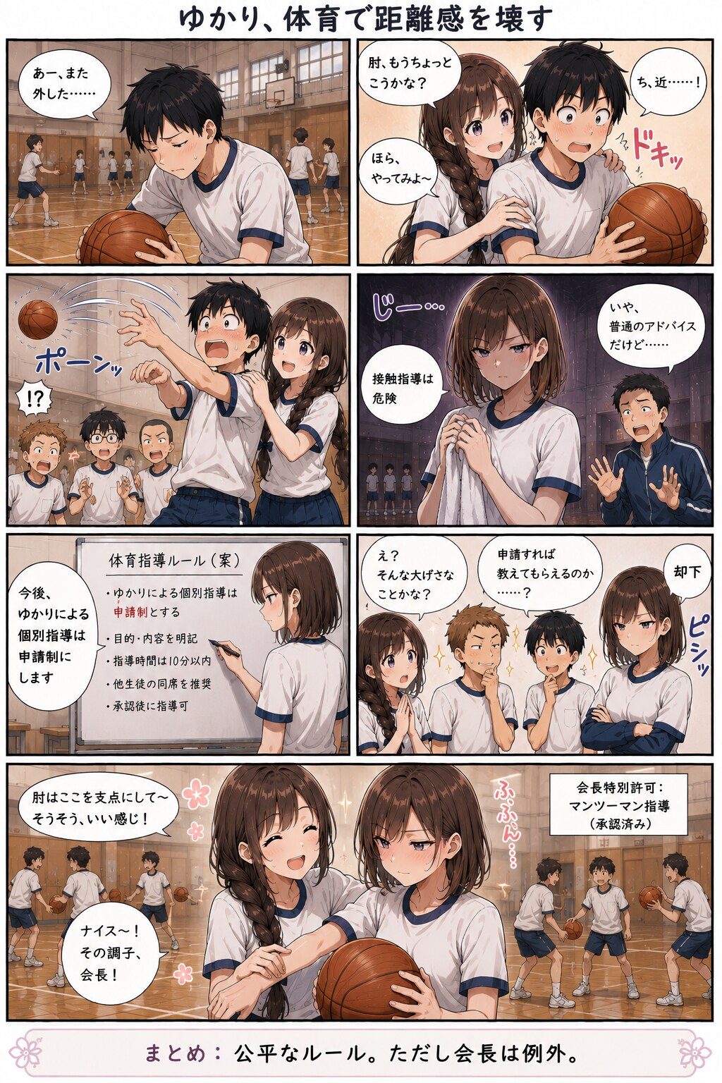 ゆかり、体育で距離感を壊す