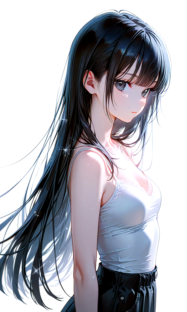 可愛い黒髪後輩 | の人気AIイラスト・グラビア