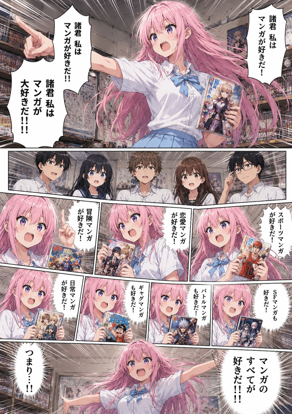 諸君　私はマンガが好きだ