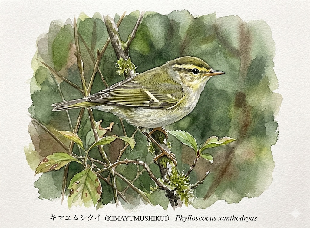 鳥(水彩画)(Gemini)(132)