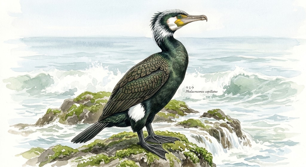 鳥(水彩画)(Gemini)(132)