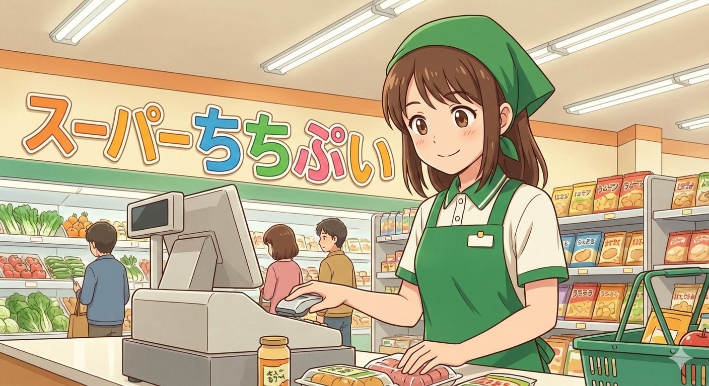 スーパーちちぷいのレジ | の人気AIイラスト・グラビア