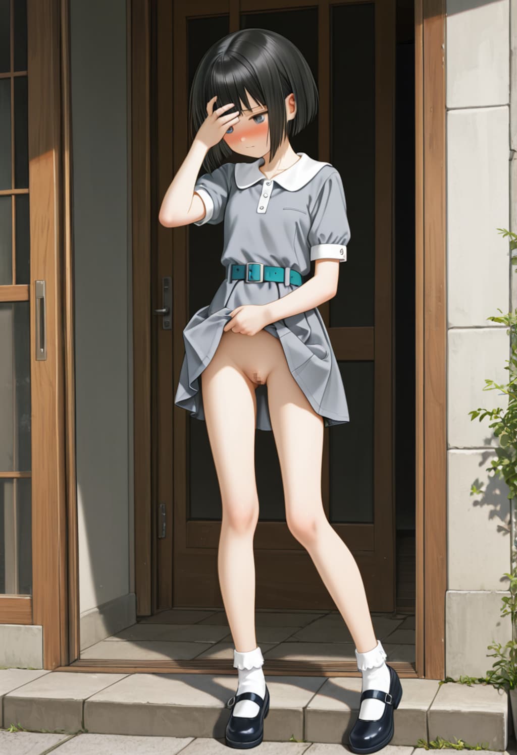 指示通り履いていないことのチェック