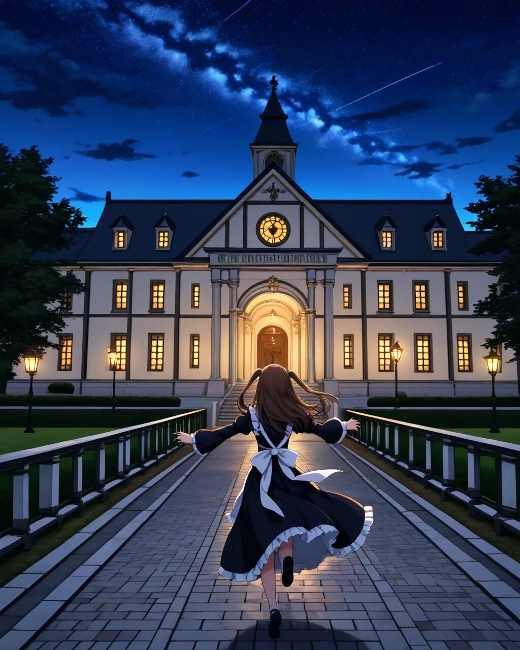 ひたすら走るメイドさん