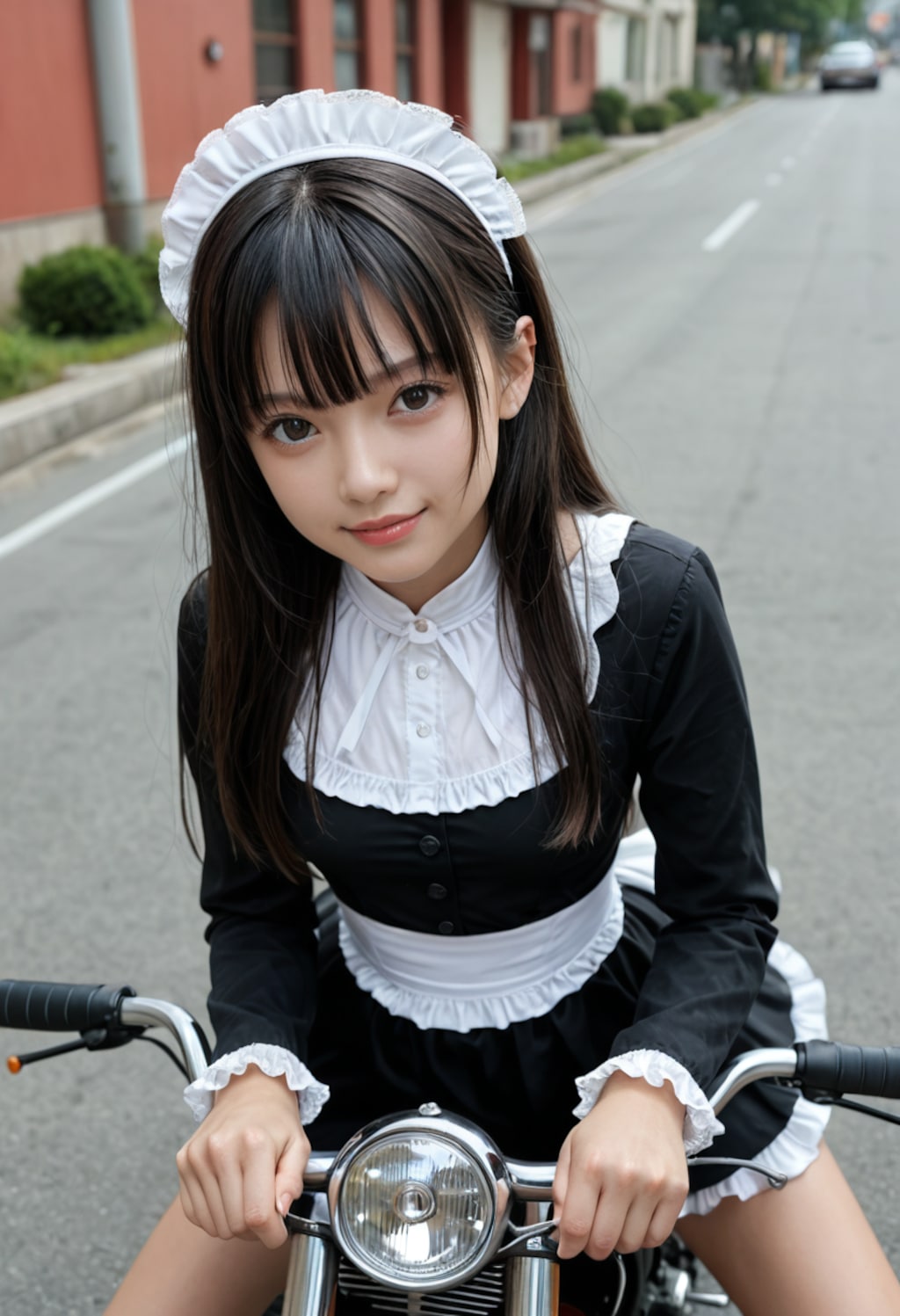 バイクメイド女子
