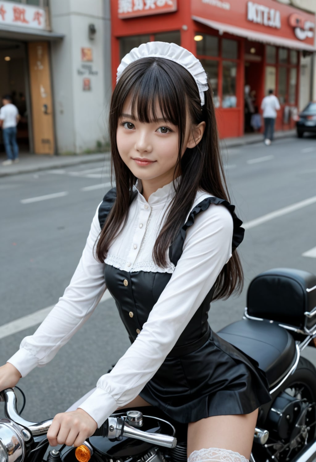 バイクメイド女子