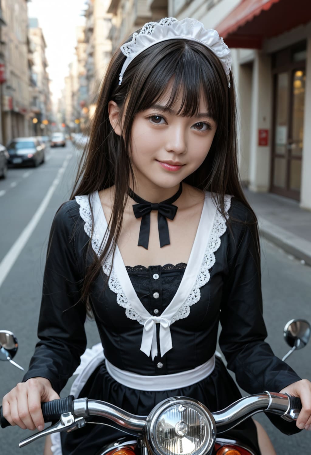 バイクメイド女子