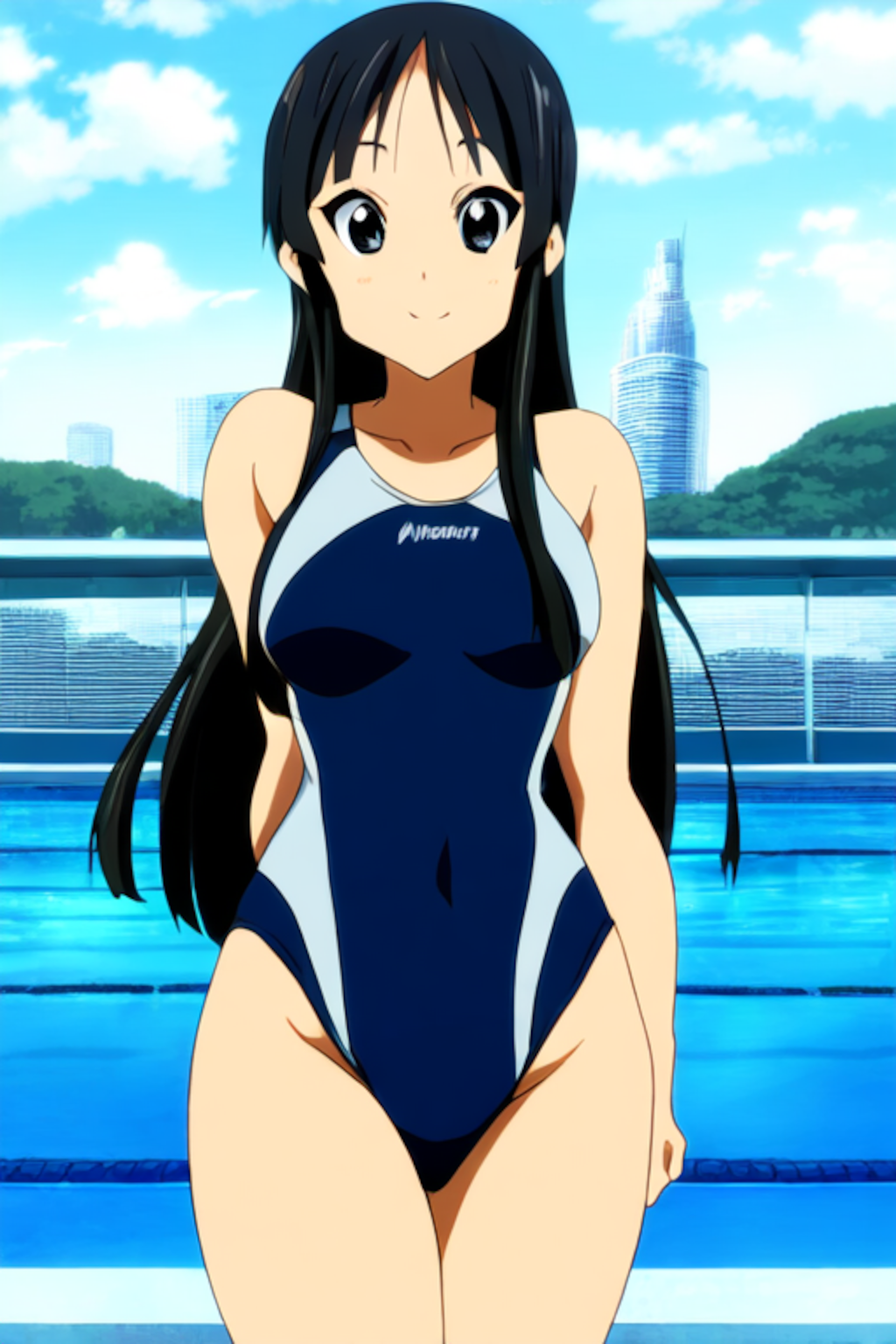 秋山澪の競泳水着姿　詰め合わせ　第6弾