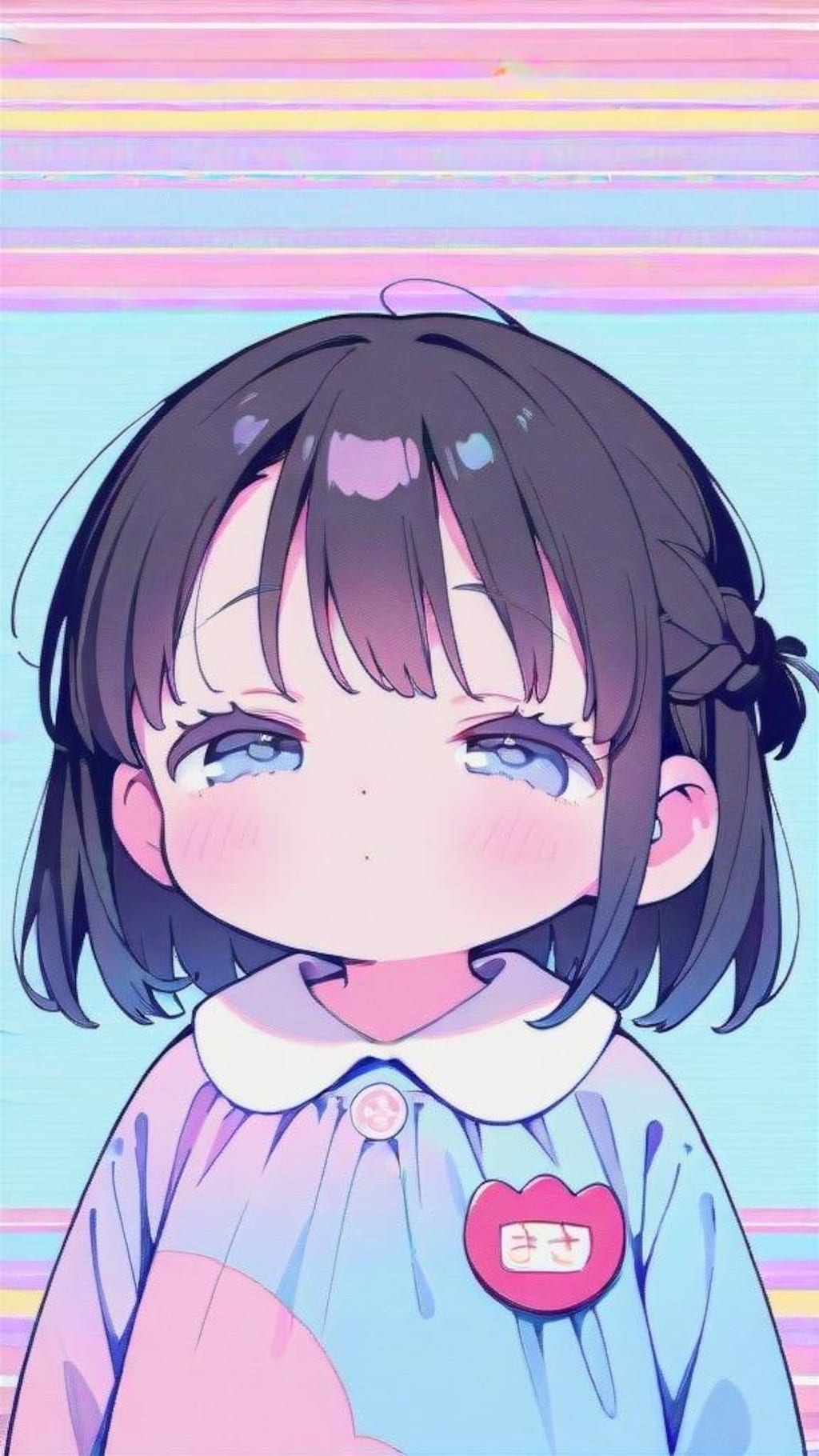 じーっ