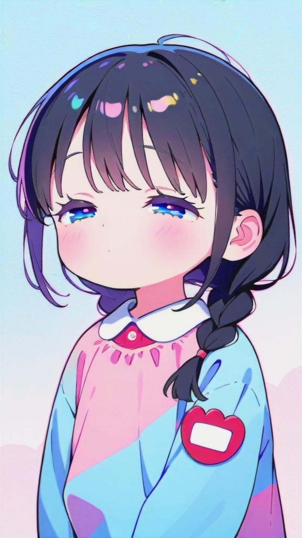 じーっ