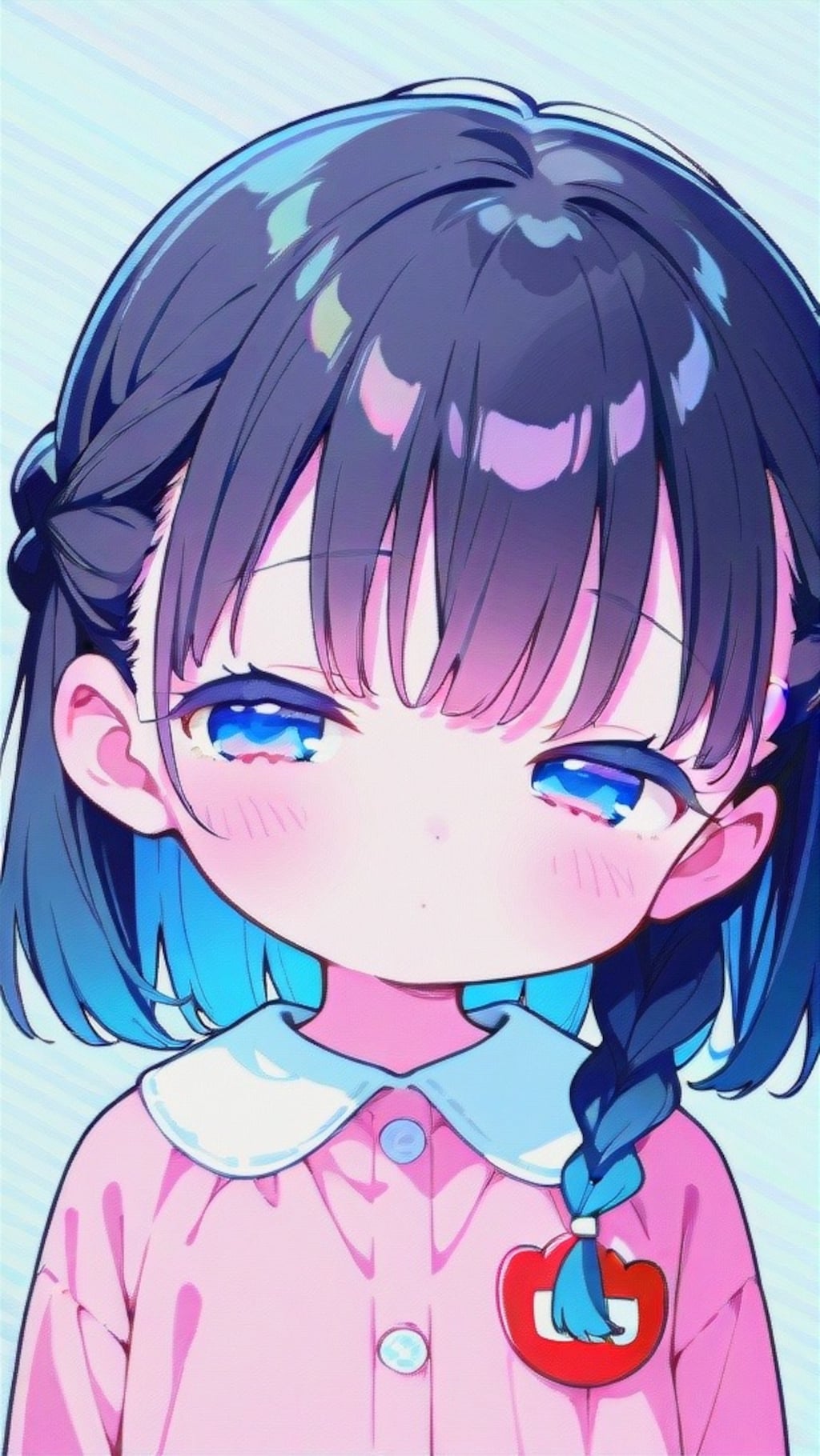 じーっ