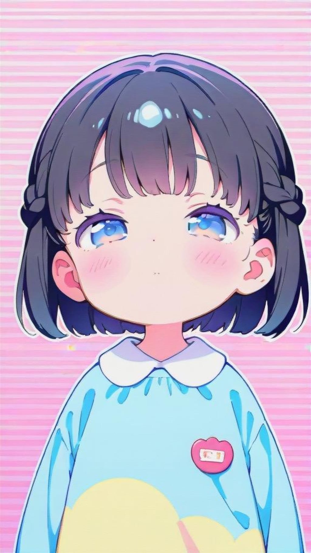 じーっ