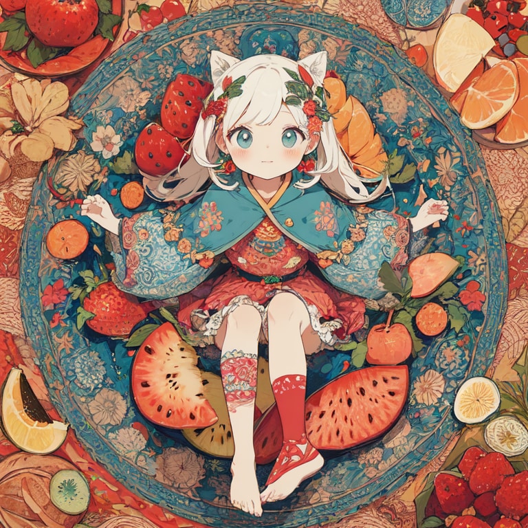 果物曼荼羅改 | の人気AIイラスト・グラビア