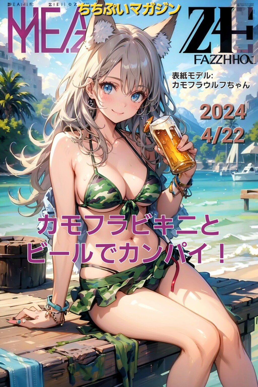 【1日雑誌チャレンジ】ちちぷいマガジン🐺