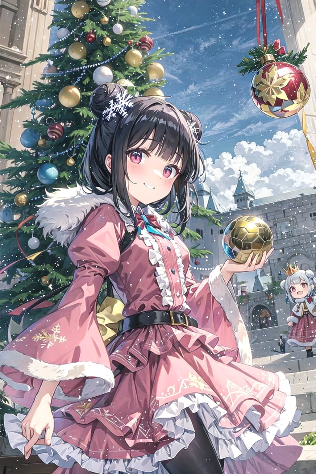 かざりつけをするのです