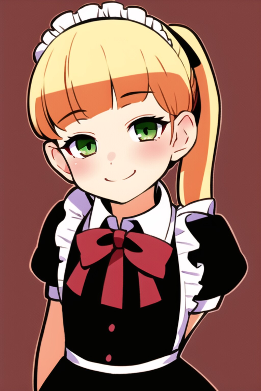 金髪メイドさん