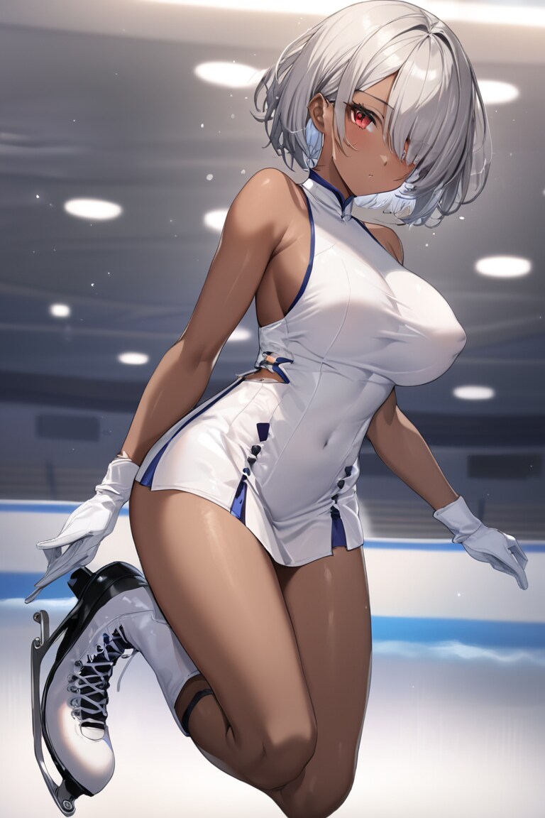 ユーリカさんうまく滑れてますか？