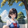 グラビアアイドル　セーラースク水撮影バージョン。 3枚目