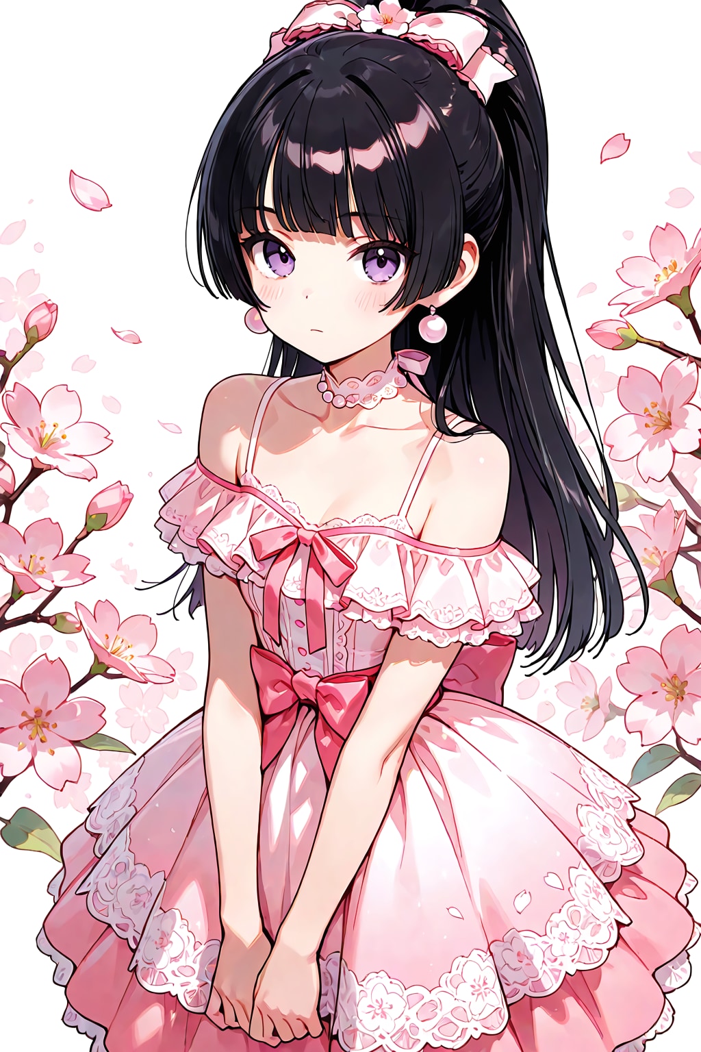 桜色のフリルと鋼鉄の拳