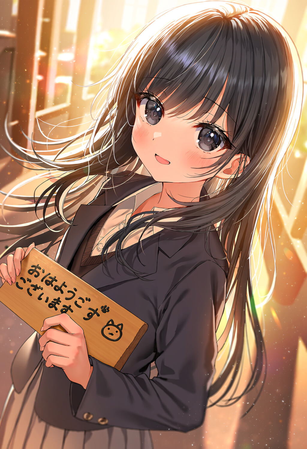 女子高生の朝