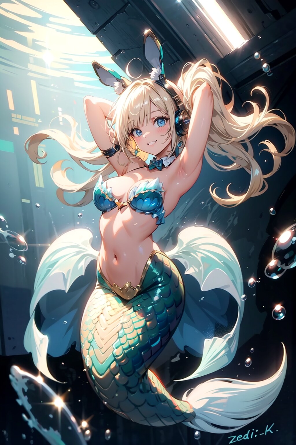 金髪碧眼バニーメカ娘88