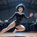 深夜の体育館（陽動作戦） 03 5枚目