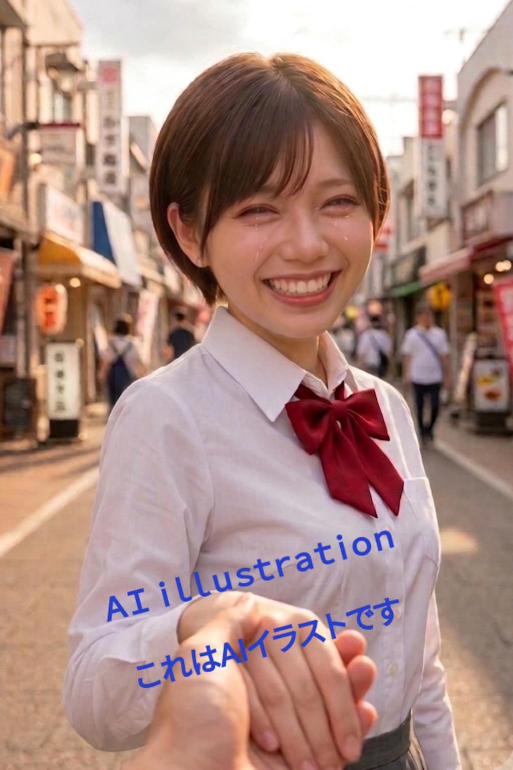 初恋のポニーテール美少女。 “初めてのバッサリ”にボクが立ち会えていたら── 美容院を出た彼女はまだ目が赤いのに