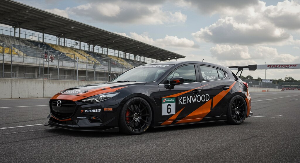 ケンウッドマツダ3レーシングカー