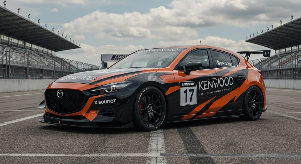 ケンウッドマツダ3レーシングカー